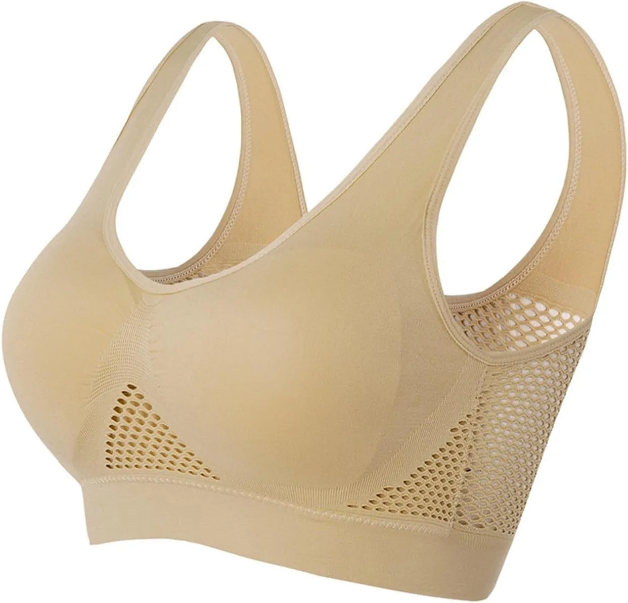 Sports Bras for Women High Support Full Coverage Active Bras Plus Size Tank Top Underwear Wireless Seamless Soft Bras