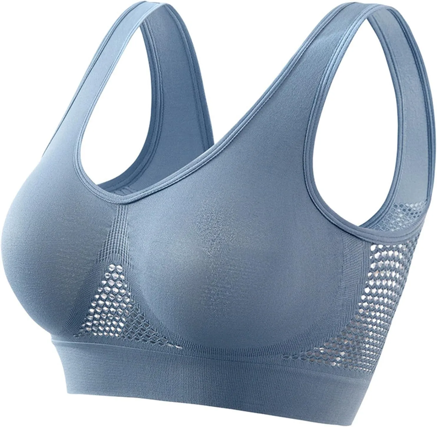 Sports Bras for Women High Support Full Coverage Active Bras Plus Size Tank Top Underwear Wireless Seamless Soft Bras