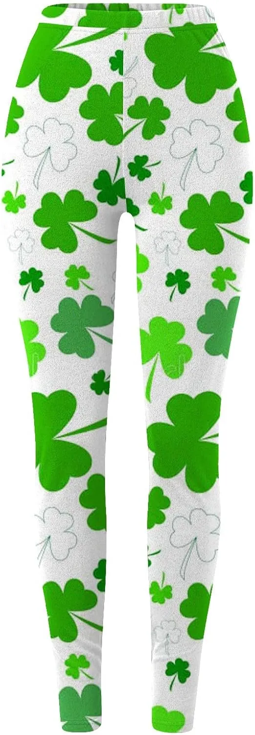St. Ppatrick's Day Leggings Leggings with Soft and Slim Butt Lifts Leggings for Women De Mujer Sweat Pants for