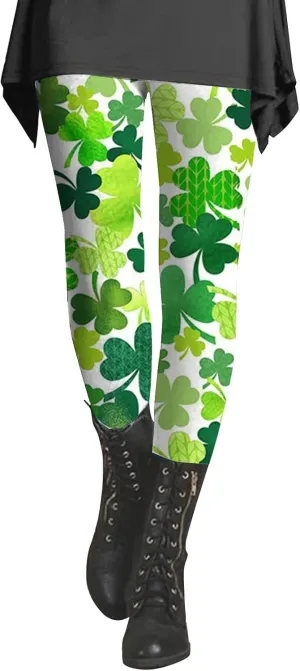 St. Ppatrick's Day Leggings Leggings with Soft and Slim Butt Lifts Leggings for Women De Mujer Sweat Pants for