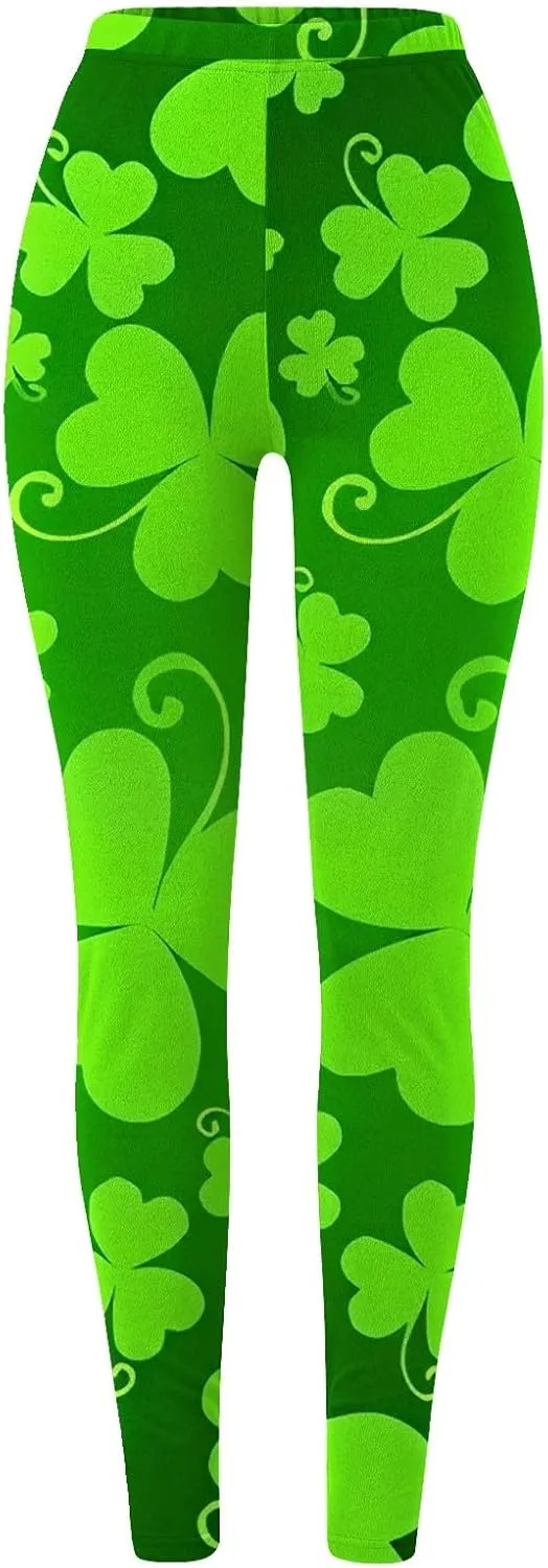 St. Ppatrick's Day Leggings Leggings with Soft and Slim Butt Lifts Leggings for Women De Mujer Sweat Pants for