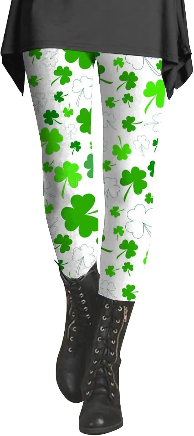 St. Ppatrick's Day Leggings Leggings with Soft and Slim Butt Lifts Leggings for Women De Mujer Sweat Pants for