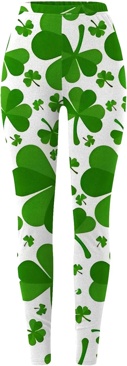St. Ppatrick's Day Leggings Leggings with Soft and Slim Butt Lifts Leggings for Women De Mujer Sweat Pants for