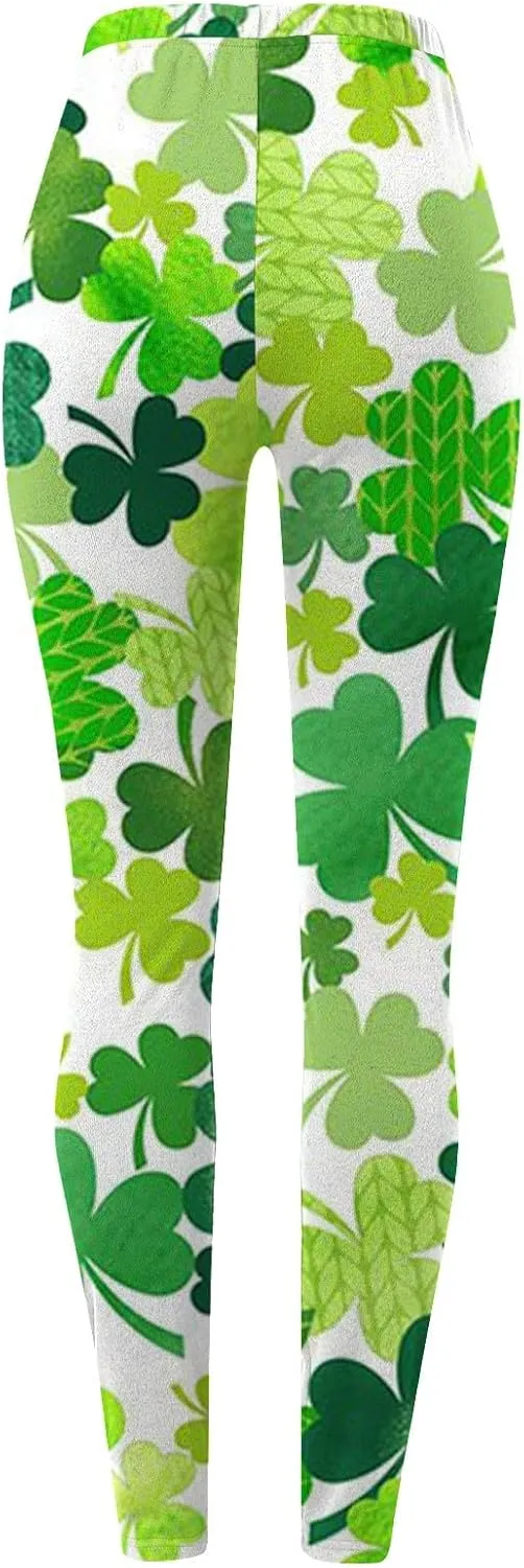 St. Ppatrick's Day Leggings Leggings with Soft and Slim Butt Lifts Leggings for Women De Mujer Sweat Pants for