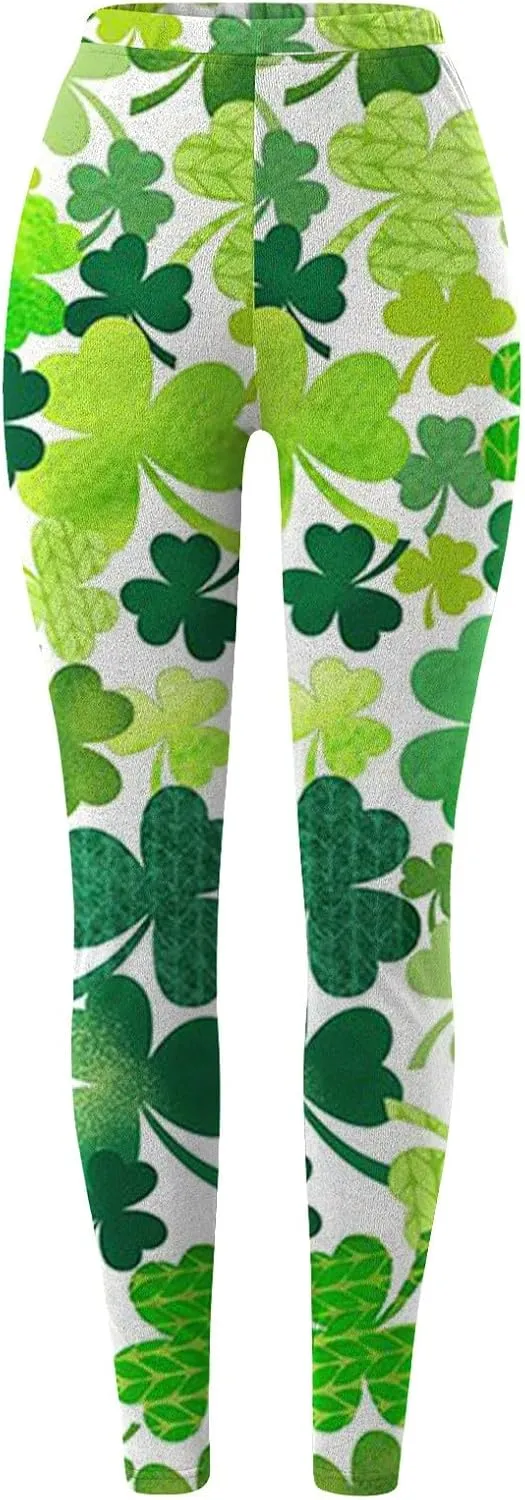 St. Ppatrick's Day Leggings Leggings with Soft and Slim Butt Lifts Leggings for Women De Mujer Sweat Pants for