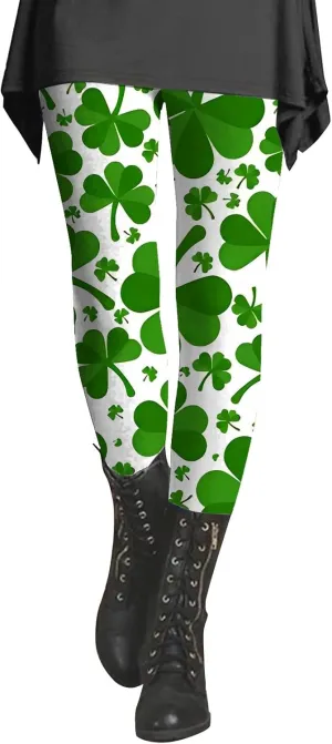 St. Ppatrick's Day Leggings Leggings with Soft and Slim Butt Lifts Leggings for Women De Mujer Sweat Pants for