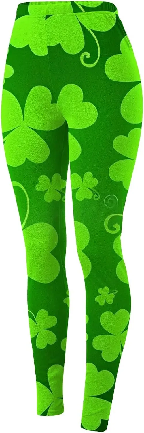 St. Ppatrick's Day Leggings Leggings with Soft and Slim Butt Lifts Leggings for Women De Mujer Sweat Pants for