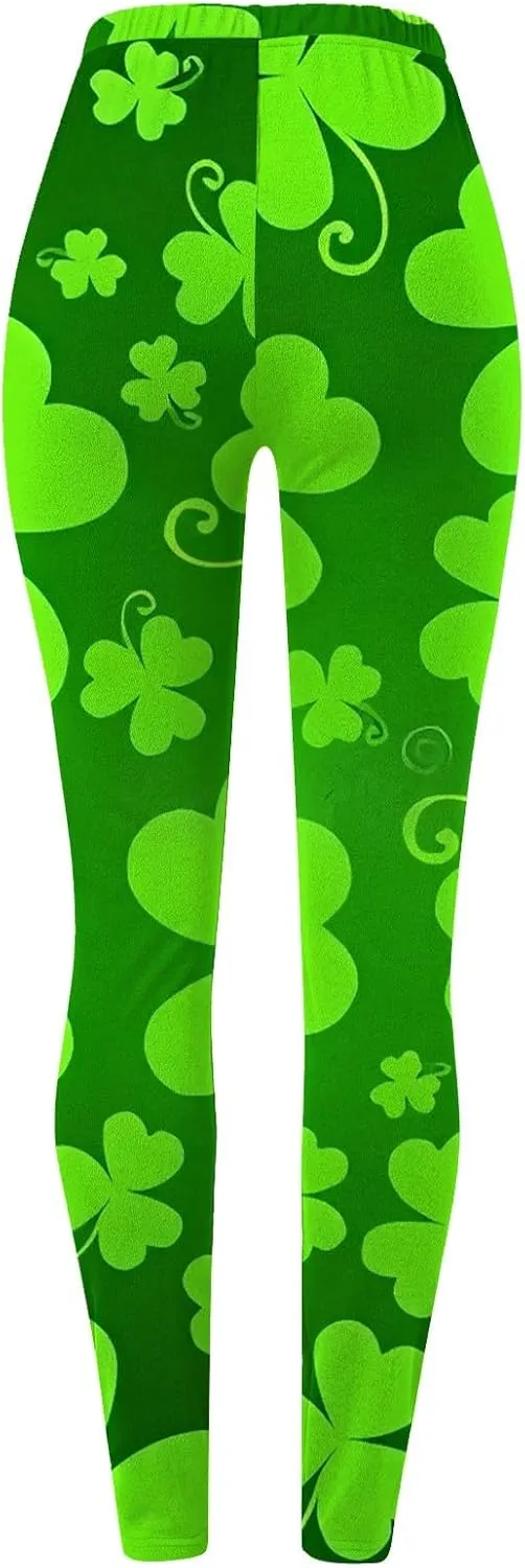St. Ppatrick's Day Leggings Leggings with Soft and Slim Butt Lifts Leggings for Women De Mujer Sweat Pants for