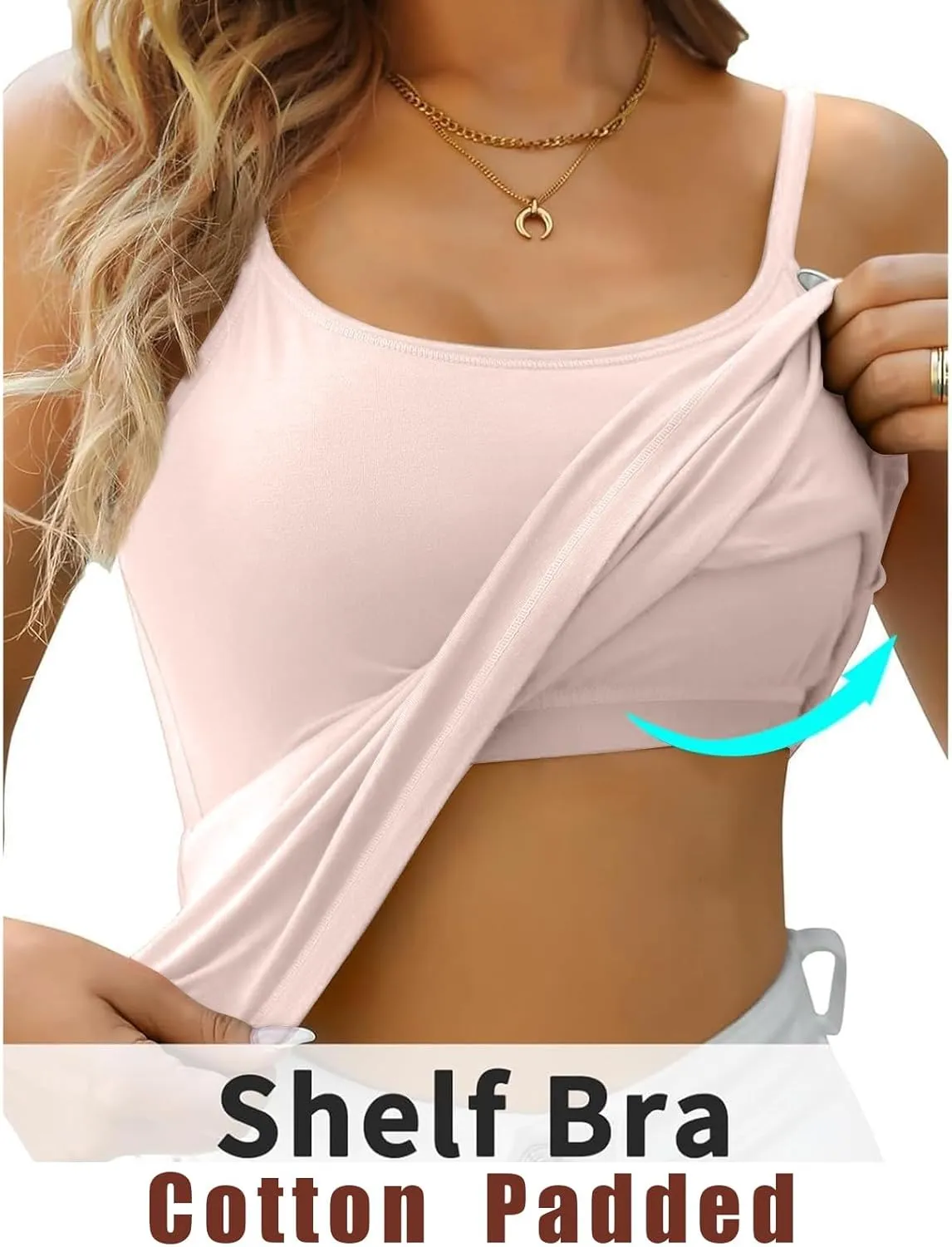 Tank Tops with Built in Bras for Women Basic Sleeveless Vest Workout Yoga Sports Bra Summer Shirts 2025