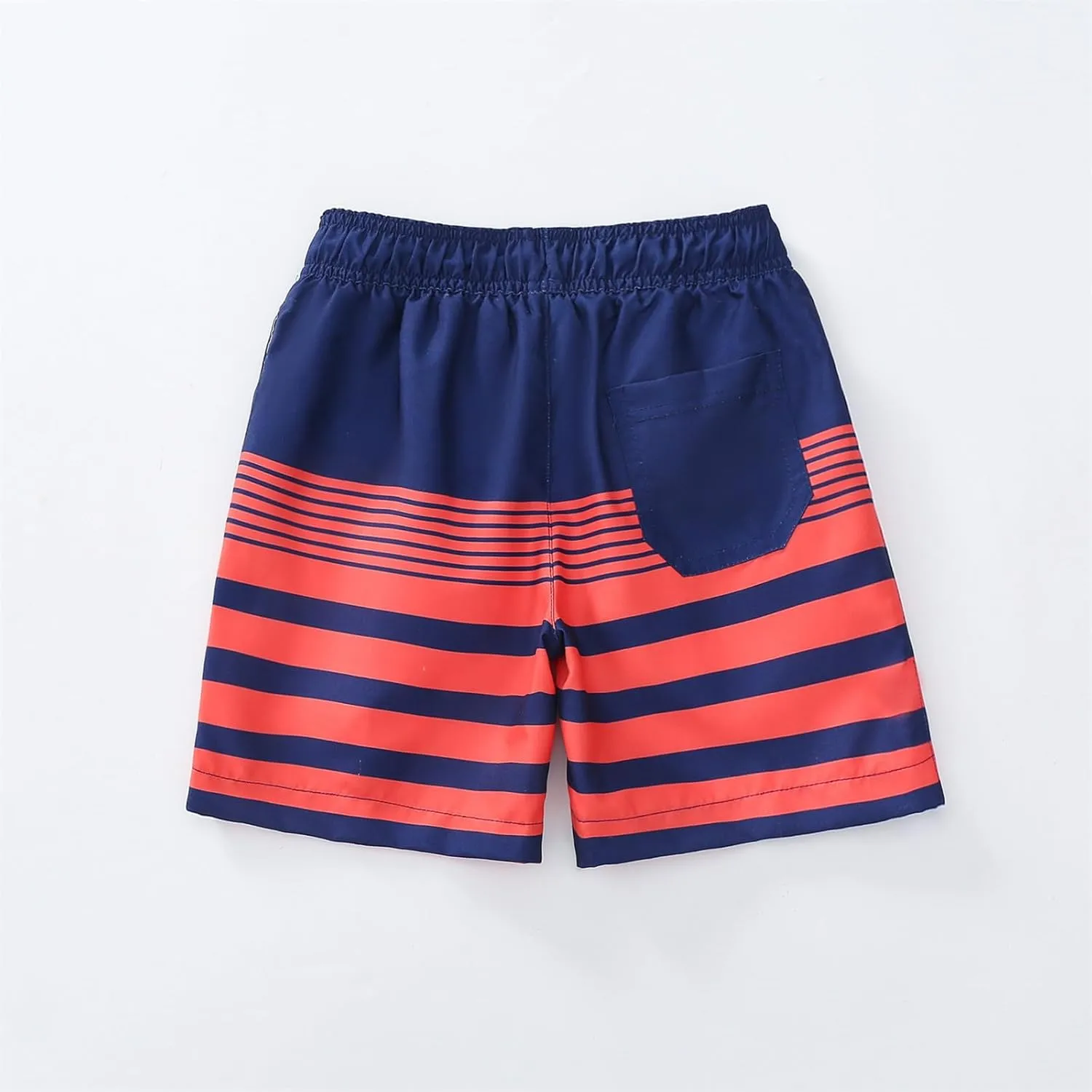 Toddler Cotton Summer Beach Shorts Boys Swim Trunks Elastic Waist Drawstring Loose Fit Athletic Girls Summer Wear