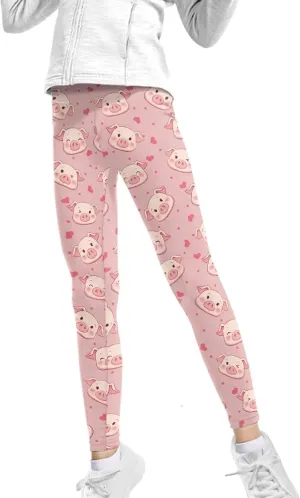 Toddler Girls Active Leggings Trousers Tummy Control Dance Yoga Leggings Tights