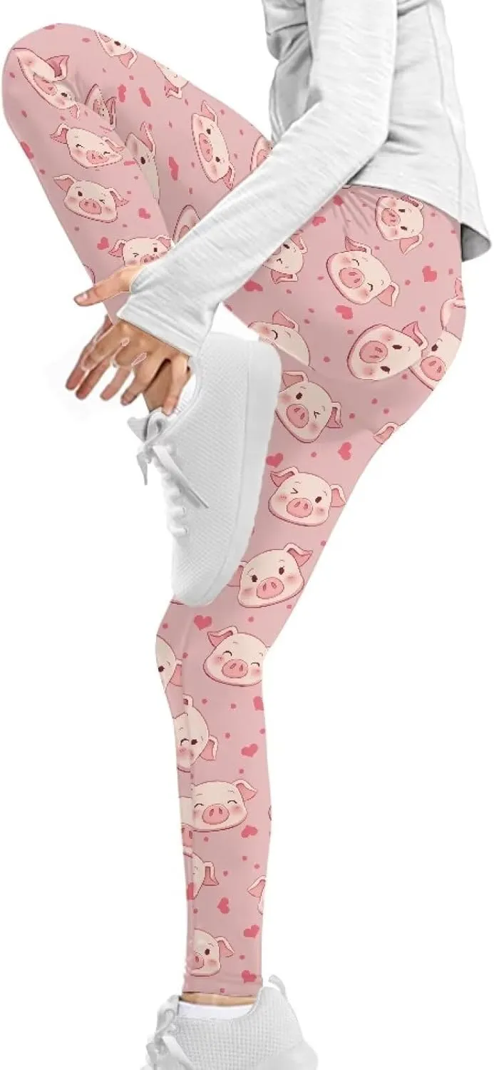Toddler Girls Active Leggings Trousers Tummy Control Dance Yoga Leggings Tights