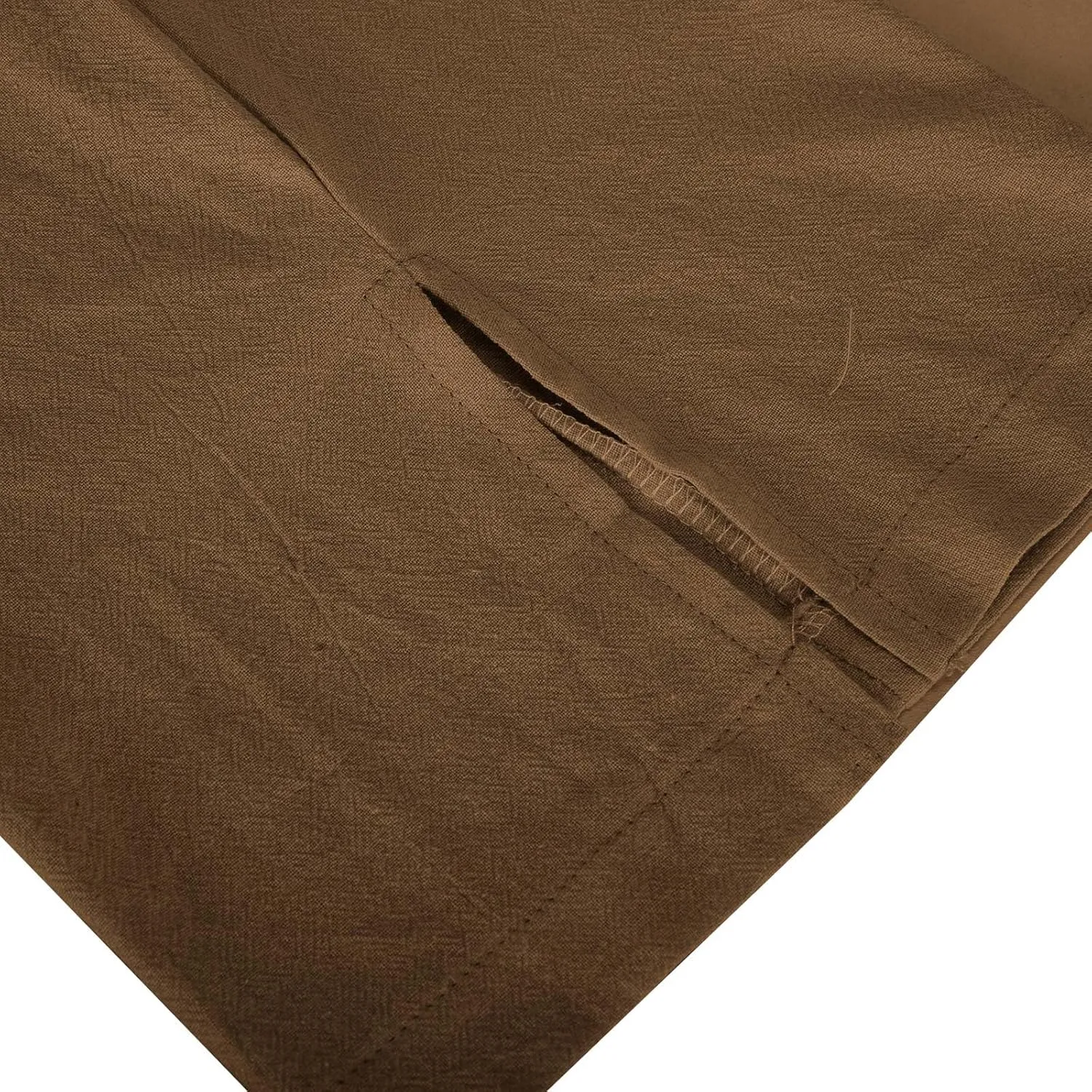 Wide Leg Pants for Women Cotton Linen Drawstring Long Trousers Elastic Waist Solid Color Baggy Pants Leisure