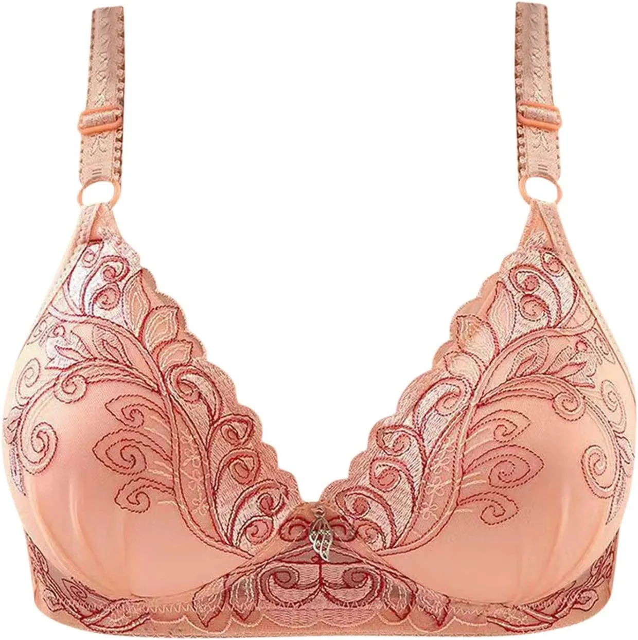 Women Full Figure Plus Size Bralettes Plus Size Breathable Nursing Bras Push Up High Support Everyday Bralette