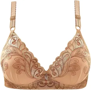 Women Full Figure Plus Size Bralettes Plus Size Breathable Nursing Bras Push Up High Support Everyday Bralette