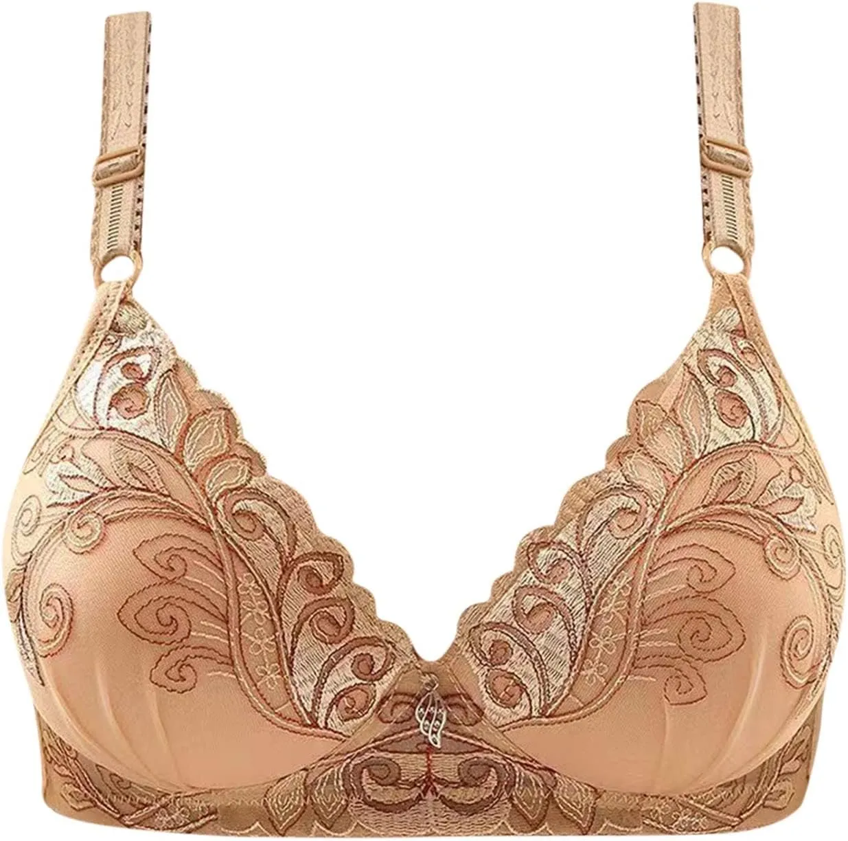Women Full Figure Plus Size Bralettes Plus Size Breathable Nursing Bras Push Up High Support Everyday Bralette