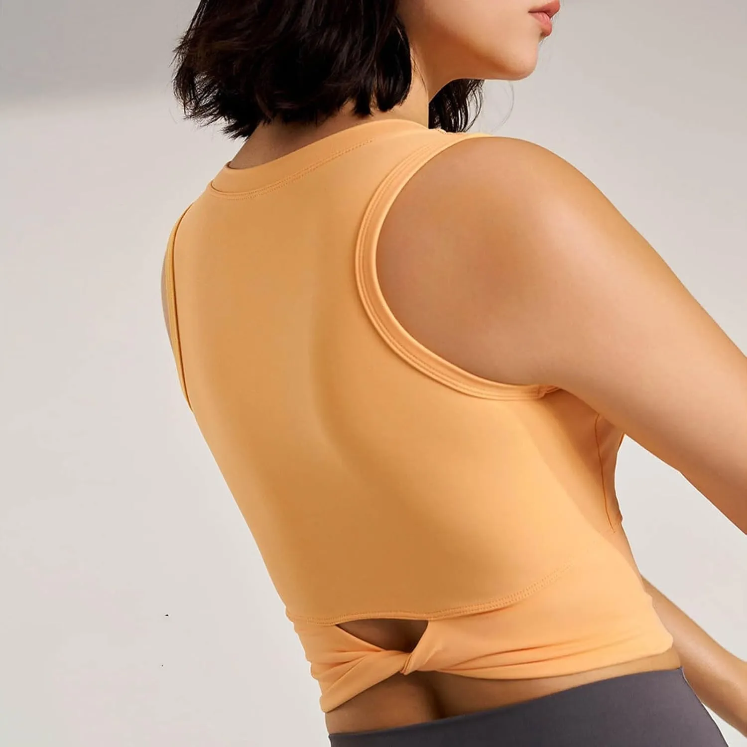 Women's Active Sports Bra High Support Wirefree Cross Back Wirefree Bra Quick Dry Padded Workout Yoga Tank Top Bra