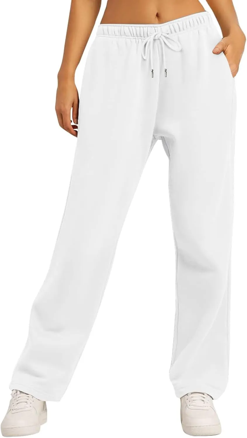 Womens Cargo Sweatpants Baggy Elastic Loose Pants Fall Winter Lounge Jogger Pants Lightweight for Yoga Sweat Pants