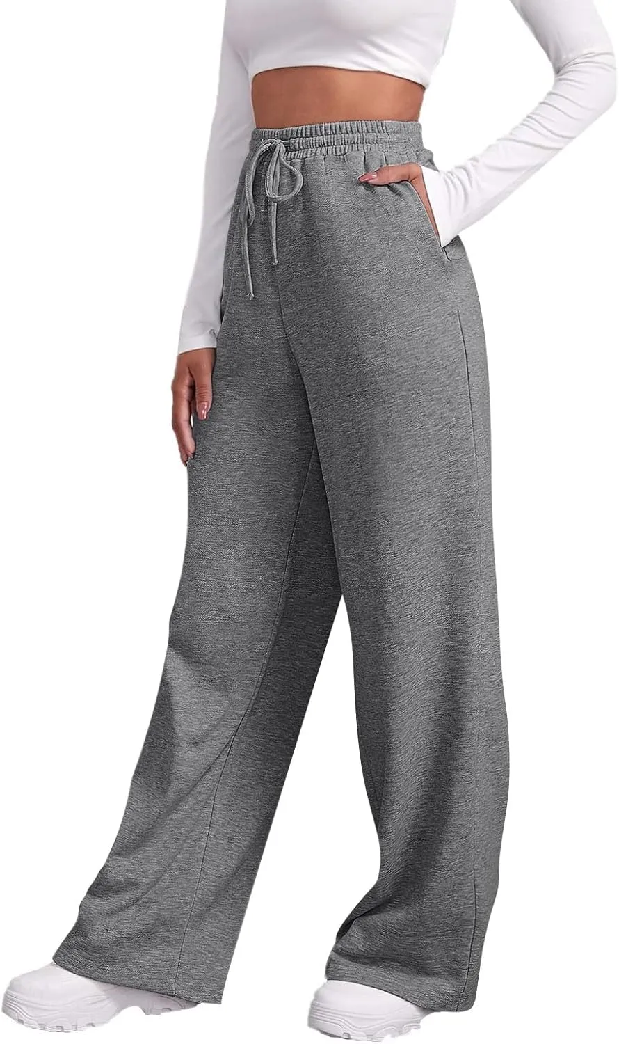 Womens Cargo Sweatpants Wide Leg Y2k Pants for Women Warm Casual Casual Loose Trousers Workout for Yoga Sweat Pants