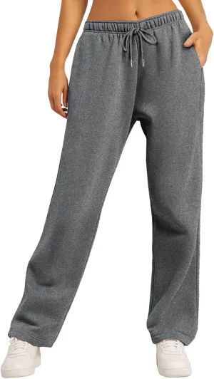 Womens Cargo Sweatpants Wide Leg Y2k Pants for Women Warm Casual Casual Loose Trousers Workout for Yoga Sweat Pants
