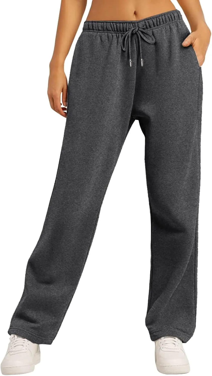 Womens Cargo Sweatpants Wide Leg Y2k Pants for Women Warm Casual Casual Loose Trousers Workout for Yoga Sweat Pants
