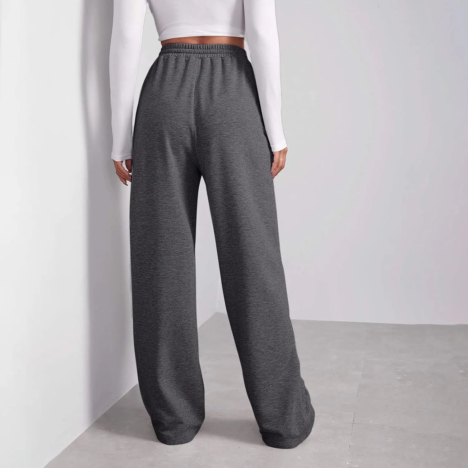 Womens Cargo Sweatpants Wide Leg Y2k Pants for Women Warm Casual Casual Loose Trousers Workout for Yoga Sweat Pants