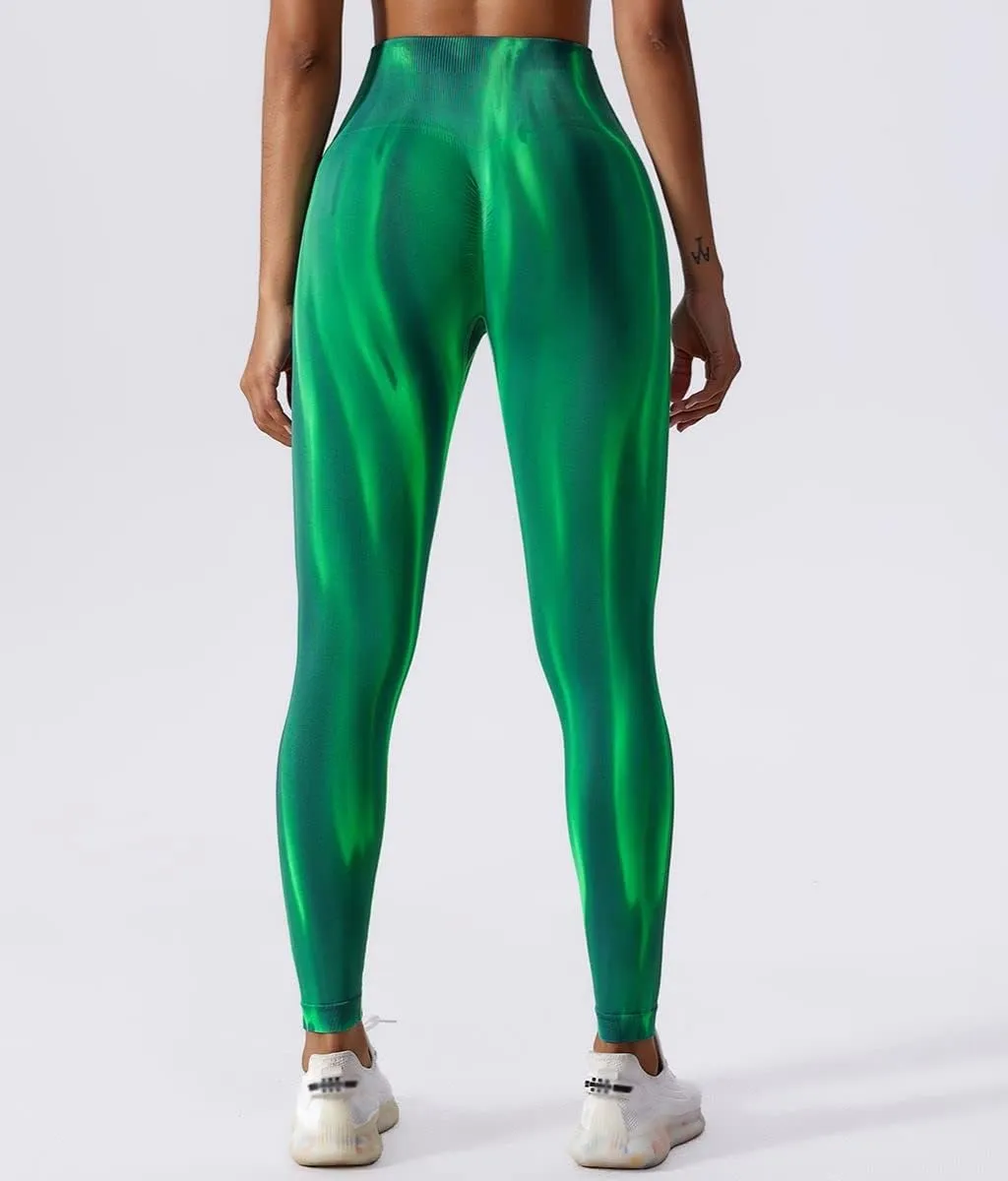Women’s High Waist Butt Lifting Workout Yoga Leggings Compression Tummy Control Pants