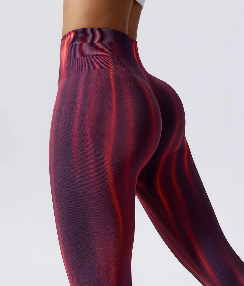 Women’s High Waist Butt Lifting Workout Yoga Leggings Compression Tummy Control Pants