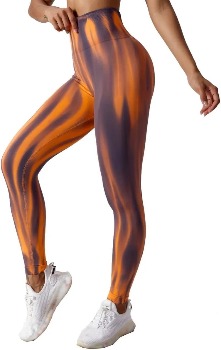 Women’s High Waist Butt Lifting Workout Yoga Leggings Compression Tummy Control Pants