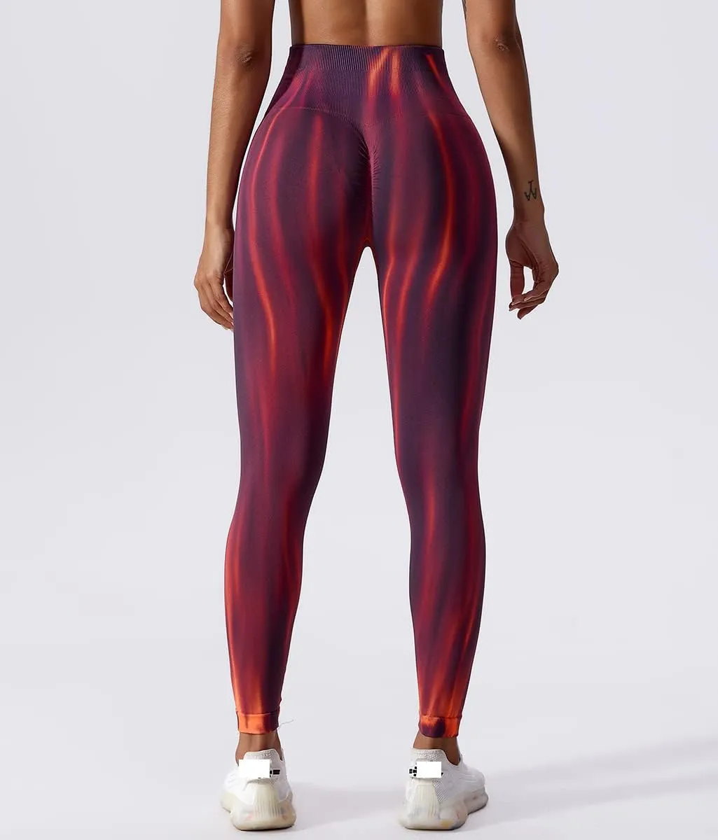 Women’s High Waist Butt Lifting Workout Yoga Leggings Compression Tummy Control Pants