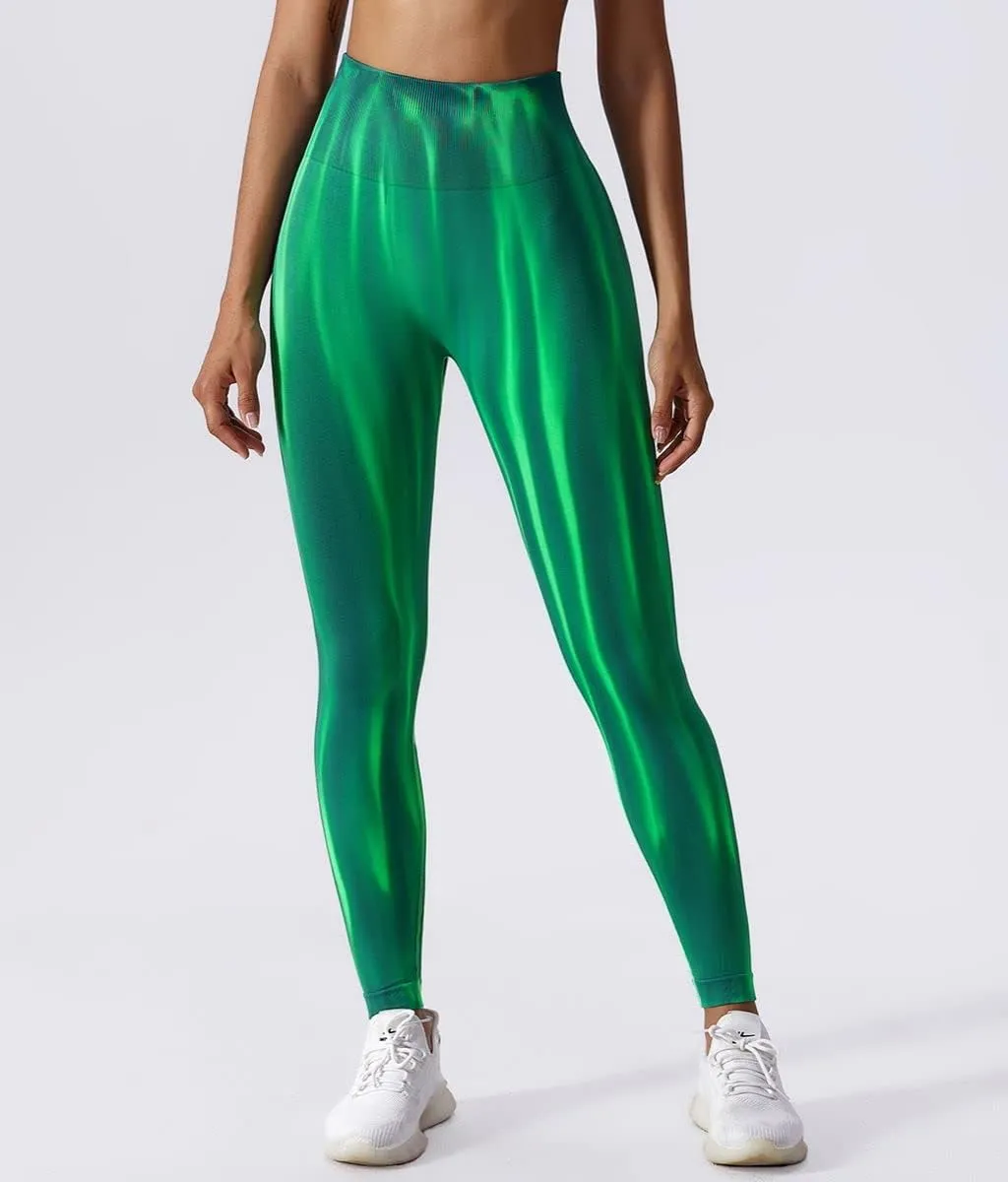 Women’s High Waist Butt Lifting Workout Yoga Leggings Compression Tummy Control Pants