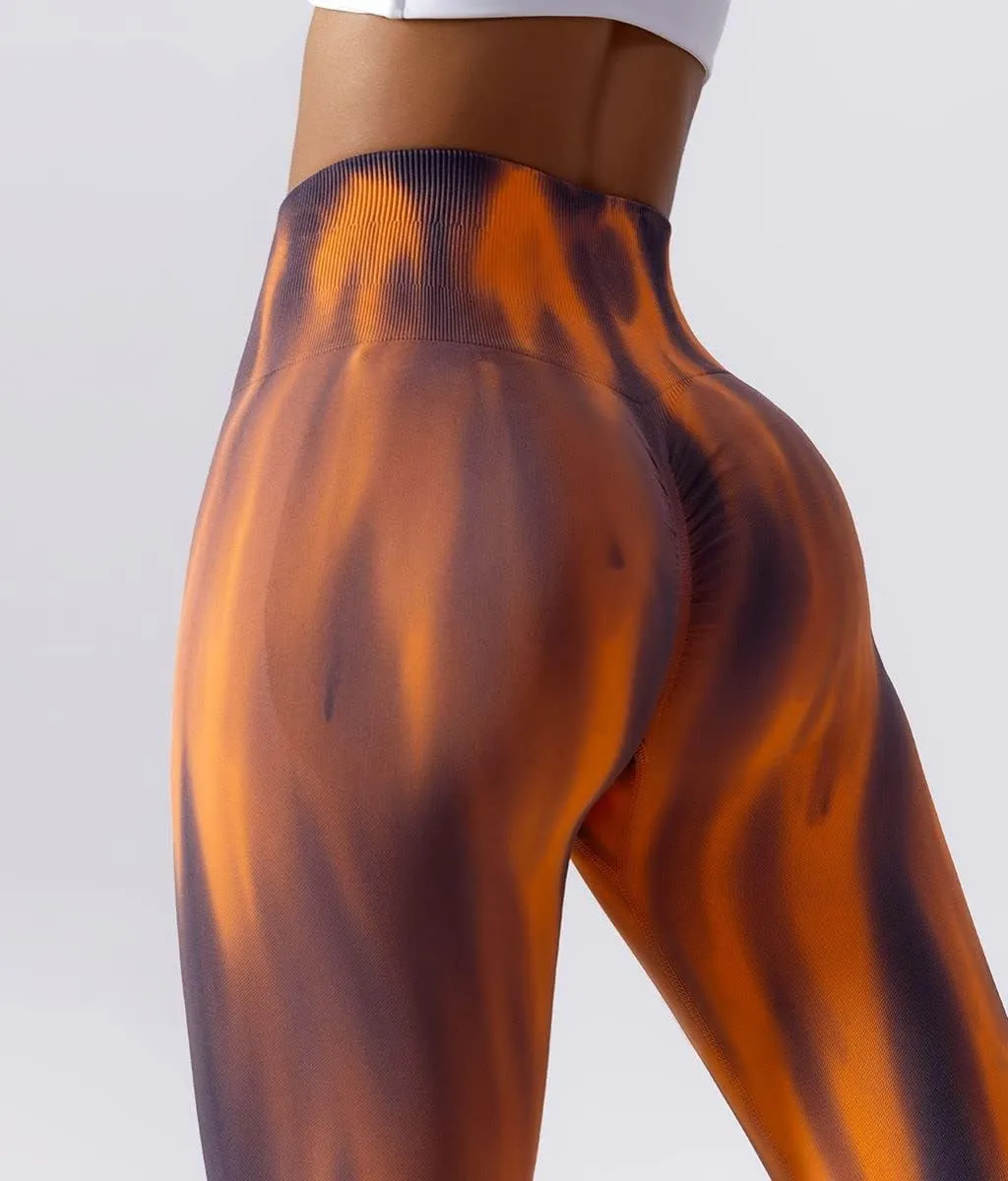 Women’s High Waist Butt Lifting Workout Yoga Leggings Compression Tummy Control Pants