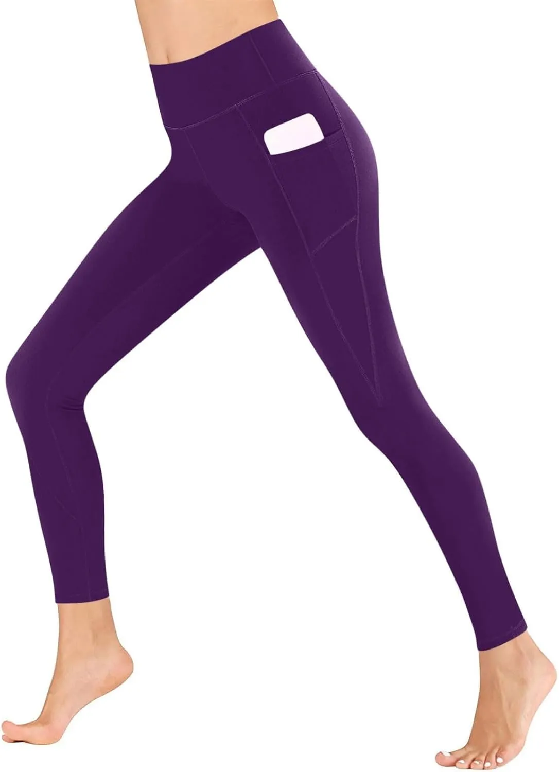 Women's High Waisted Leggings,Skin Friendly Butt Lift Yoga Pro Pant Compression Running Tights for Women Tummy Control