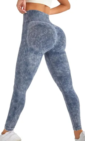 Women's High Waisted Tummy Control Workout Running Yoga Leggings