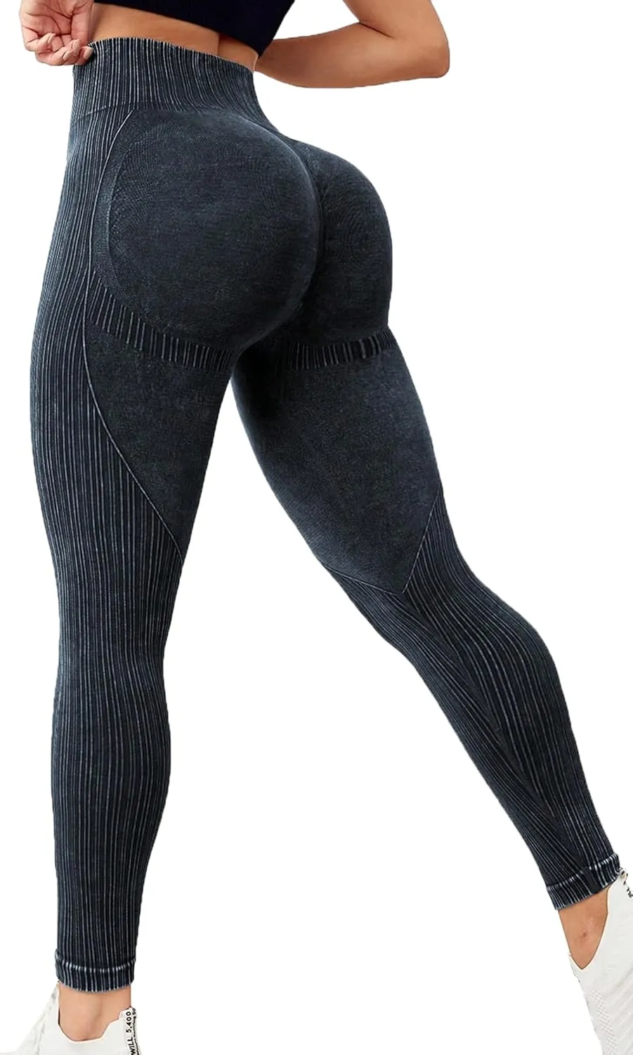 Women's High Waisted Tummy Control Workout Running Yoga Leggings