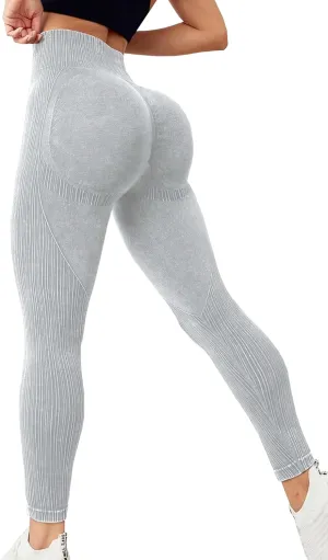Women's High Waisted Tummy Control Workout Running Yoga Leggings