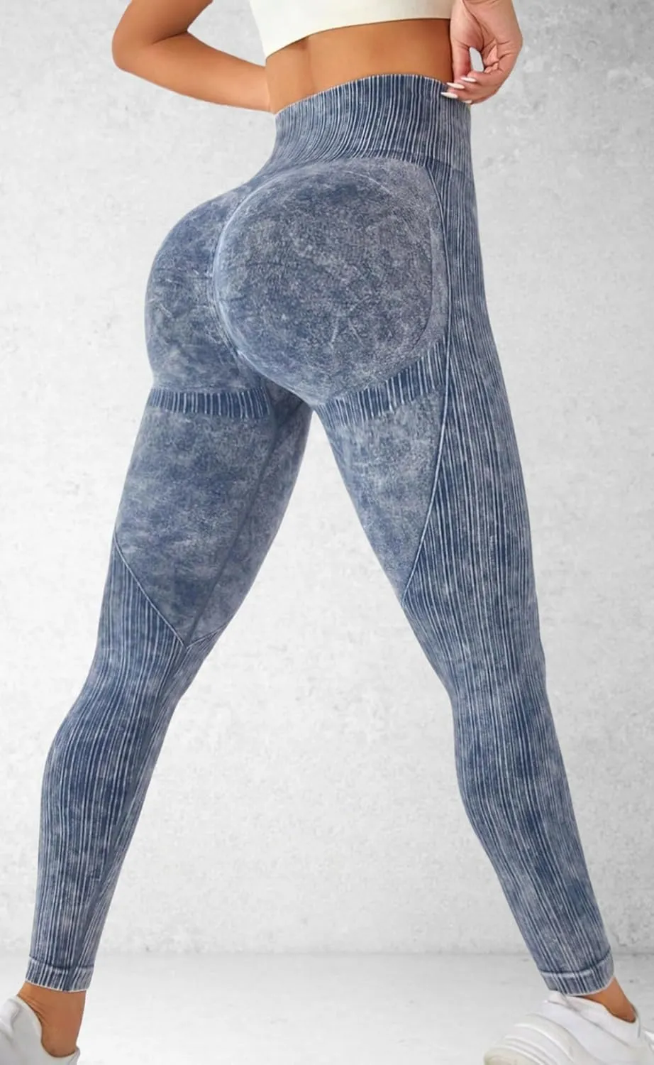 Women's High Waisted Tummy Control Workout Running Yoga Leggings