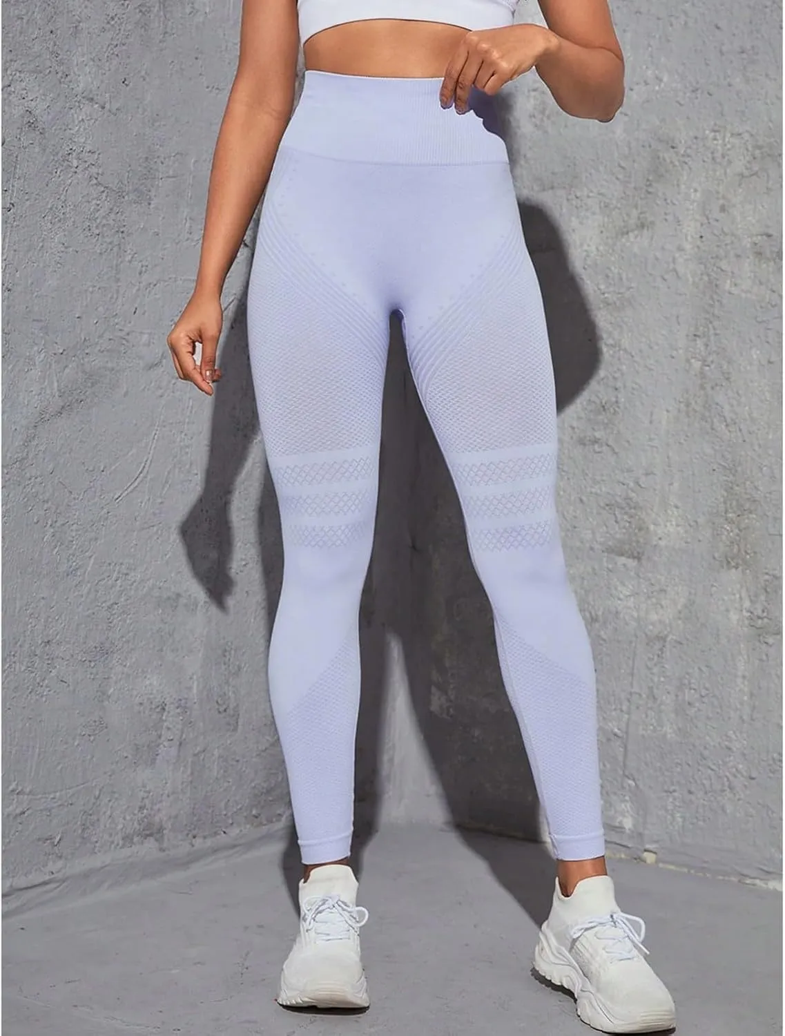 Women's Highwaisted Yoga Pants Tummy Control Long Petite Active Stretch Yoga Leggings