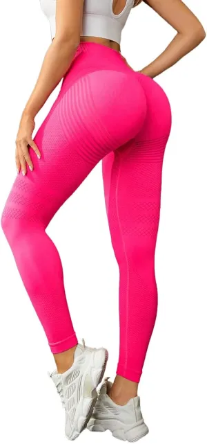 Women's Highwaisted Yoga Pants Tummy Control Long Petite Active Stretch Yoga Leggings