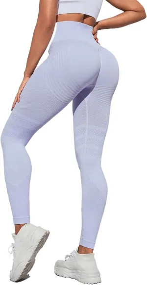 Women's Highwaisted Yoga Pants Tummy Control Long Petite Active Stretch Yoga Leggings