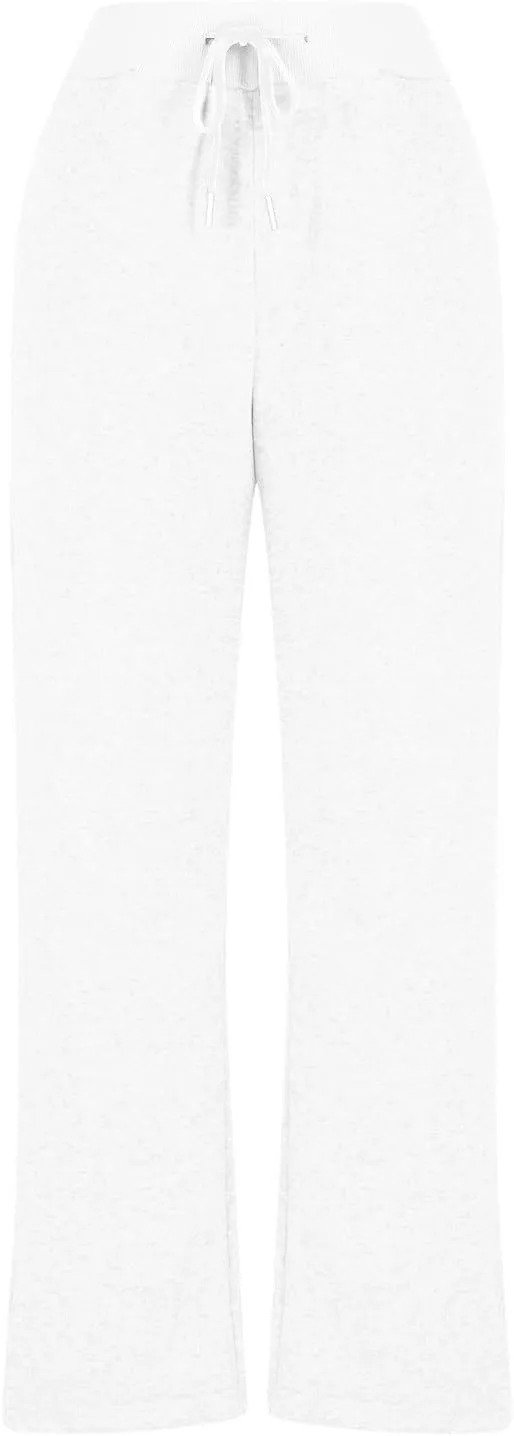 Women's Straight Leg Sweatpants High Wasited Side Slit Athletic Pants Workout Jogger Sweat Yoga Pants with Pockets