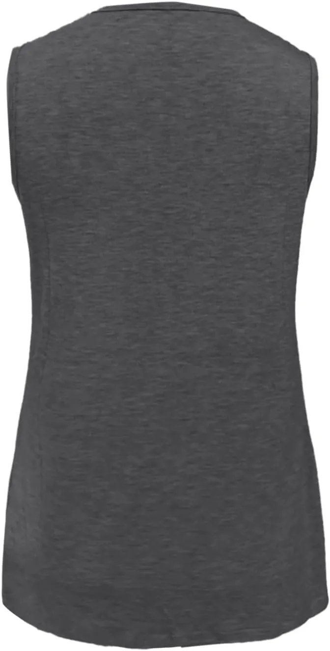 Women's Summer Tank Tops Basic 2025 Vacation Sleeveless V Neck Loose T-Shirts Beach Outfits Clothes