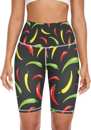 Women's Tummy Control Yoga Leggings, Shorts with Back Pocket, Capri Pants XS-XXL