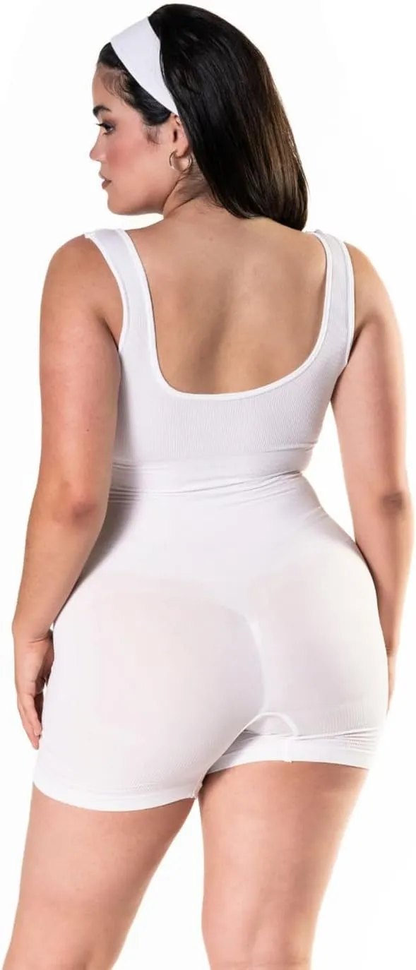 Womens Yoga Square Neck Shapewear One Piece Yoga Jumpsuit Shorts Rompers Sleeveless Backless Seamless Bodycon