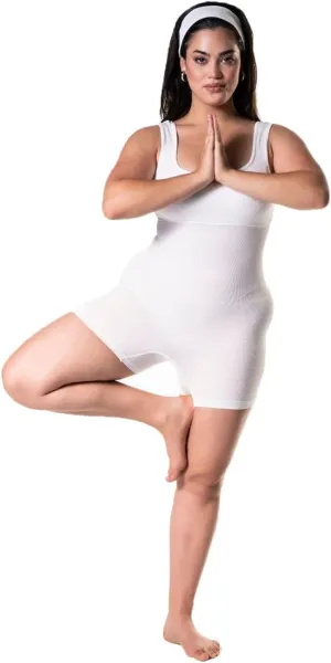 Womens Yoga Square Neck Shapewear One Piece Yoga Jumpsuit Shorts Rompers Sleeveless Backless Seamless Bodycon
