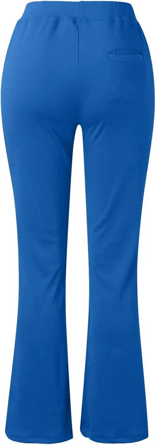 Work Pants for Women 2024 High Waist Stretch Soft Comfy Athletic Workout Yoga Pants Fashion Casual Business Trousers