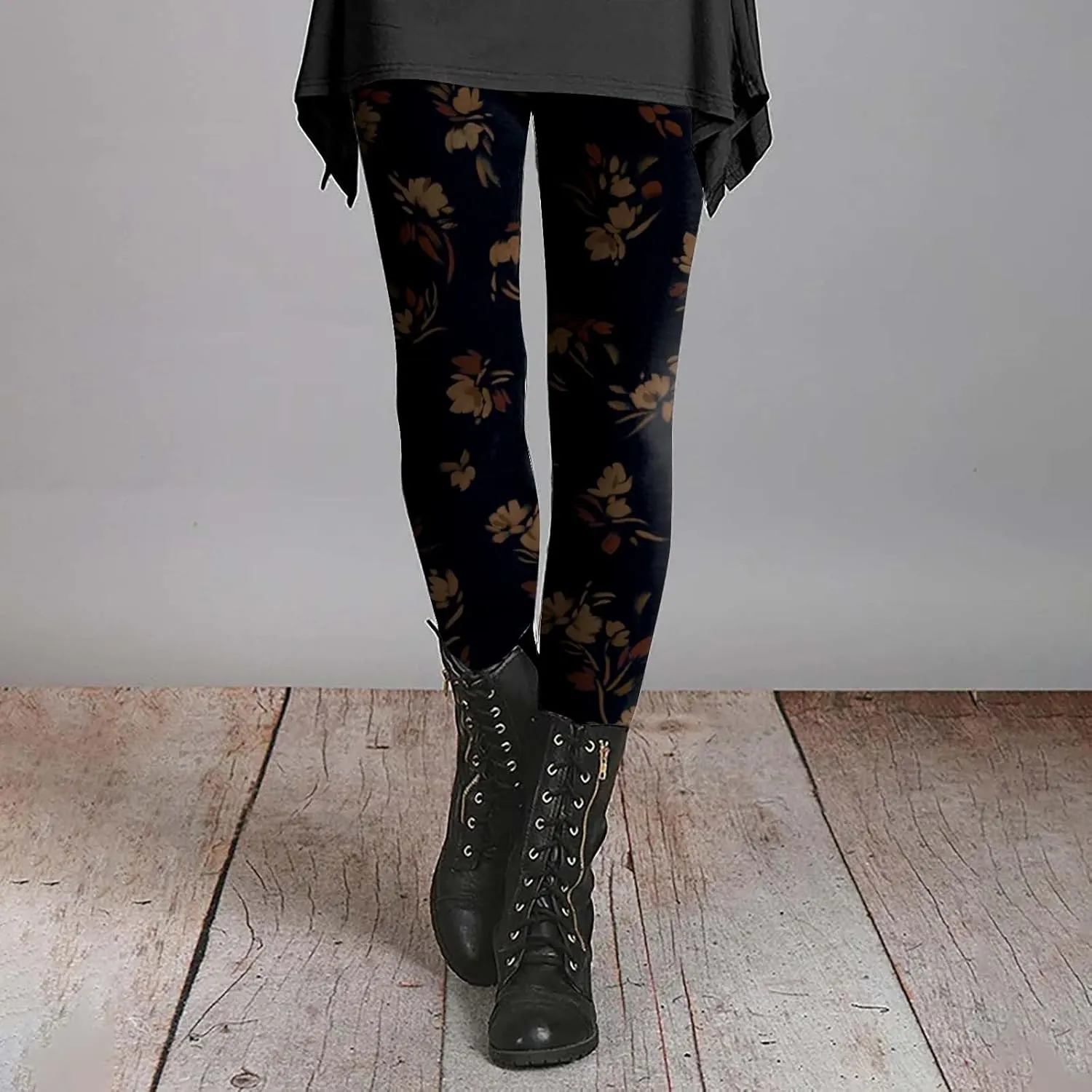 Workout Leggings for Women with Pockets Womens Leggings Printed Design Legging Tummy Control
